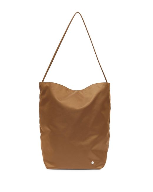 The Row Brown Park Large Nylon Tote Bag
