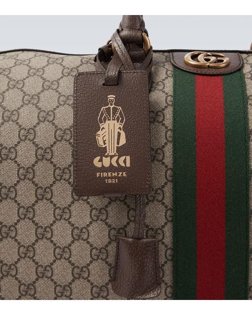 Gucci Brown Savoy Medium Duffel Bag for men