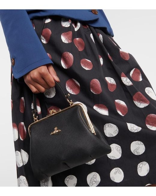 Vivienne Westwood Granny Small Faux Leather Tote Bag in