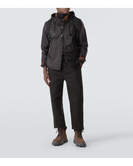 Moncler Black Grimpeurs Raincoat for men