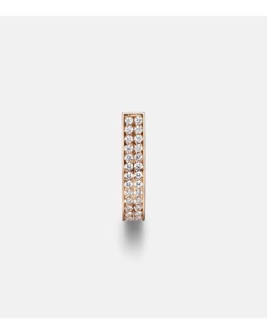 Repossi White Berbere 18Kt Rose Single Earring With Diamonds