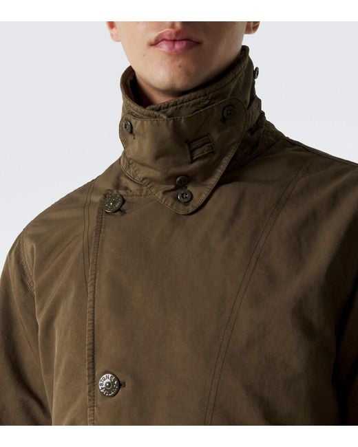Stone Island Green Ghost Peacoat for men