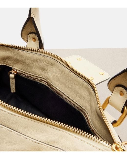 Chloé Natural Paddington Leather Shoulder Bag