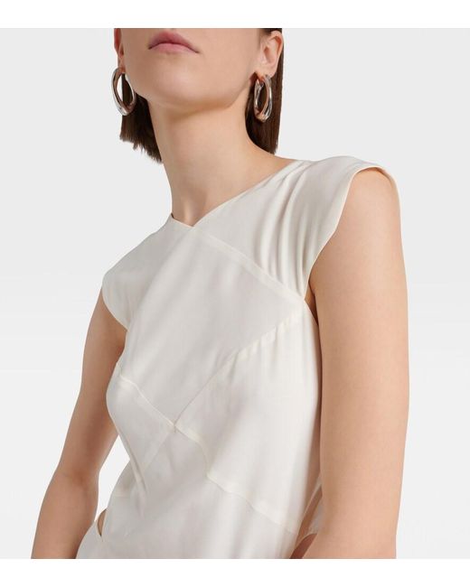 Robe Danube En Soie Joseph en coloris White