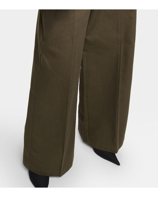 Nili Lotan Green Johan Virgin Wool Pants