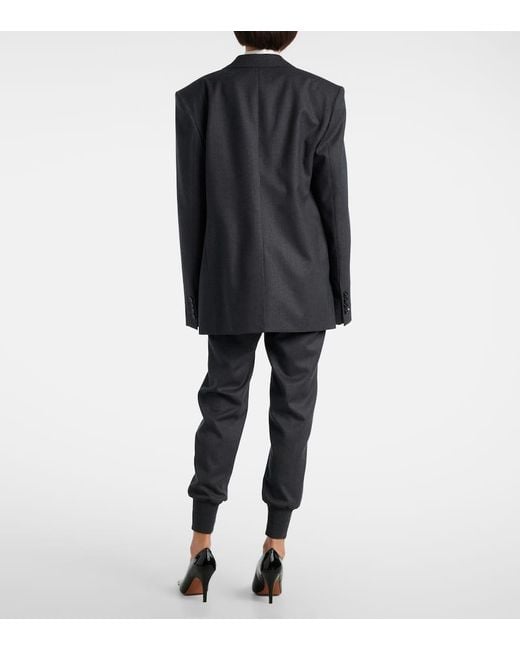 Stella McCartney Black Iconic Wool Flannel Blazer
