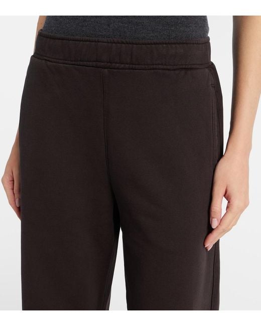 Citizens of Humanity Black Miro Cotton Fleece Sweatpants