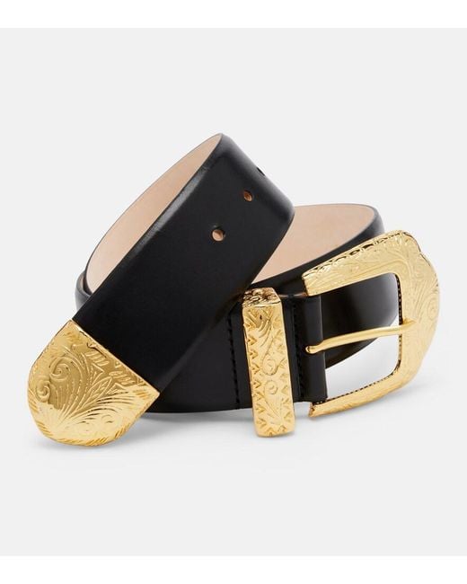 DEHANCHE Black Single Midas Leather Belt