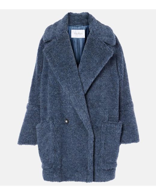 Cappotto Teddy Bear Icon di Max Mara in Blue