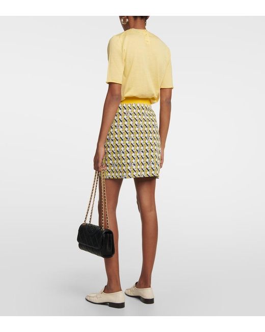 Tory Burch Multicolor Knit Miniskirt
