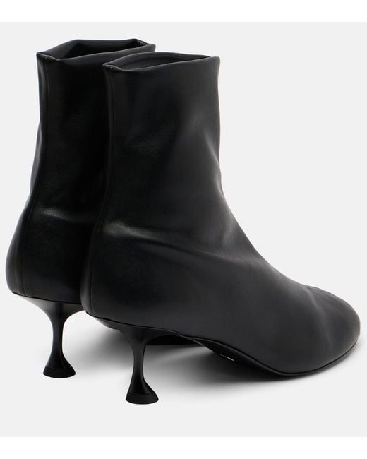 Botines Bronco De Piel Proenza Schouler de color Black