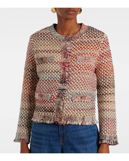 Chaqueta Sariyah De Mezcla De Algodon Y Lana Veronica Beard de color Pink