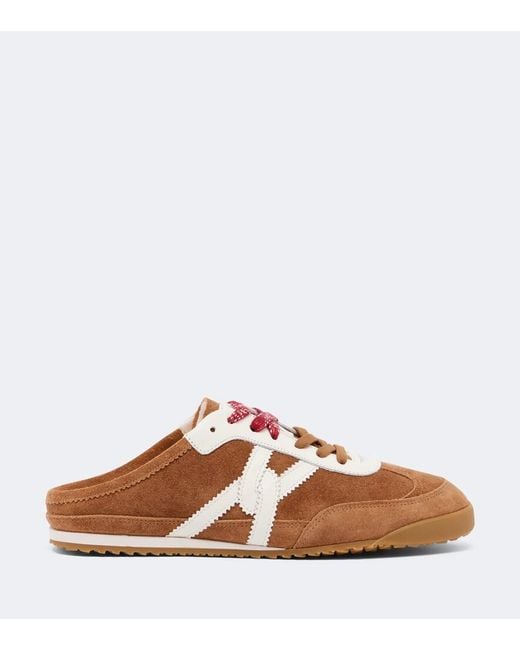 Veronica Beard Brown Nicoline Suede Mules