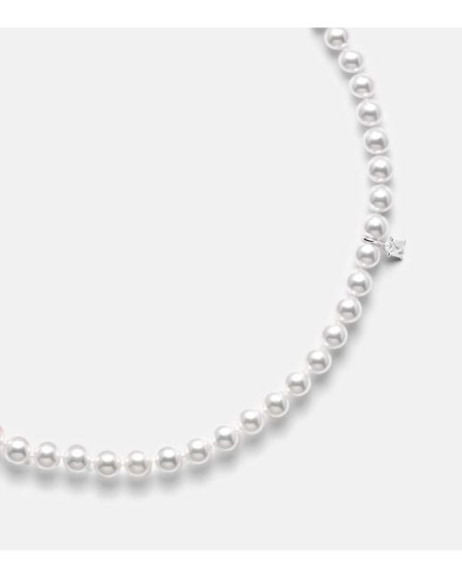 Mikimoto White 18Kt Necklace With Pearls