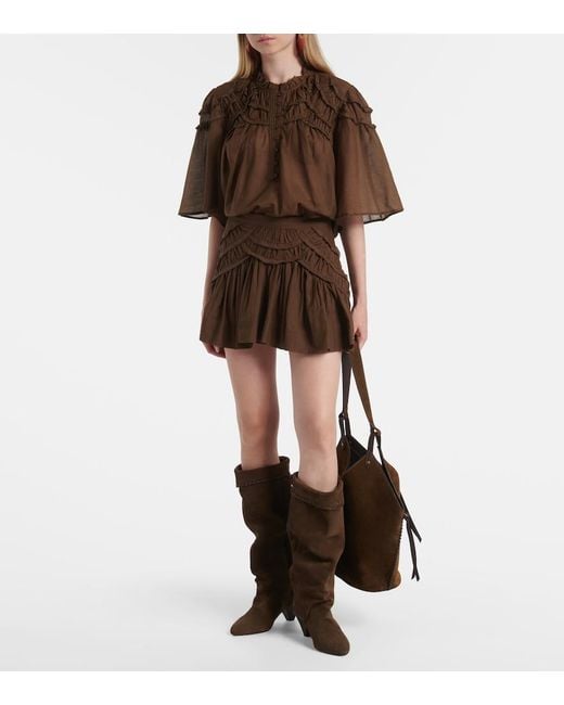 Isabel Marant Brown Ceola' Skirt