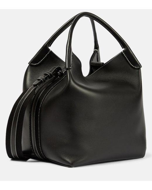 Bolso Al Hombro Bale Large De Piel Loro Piana de color Black