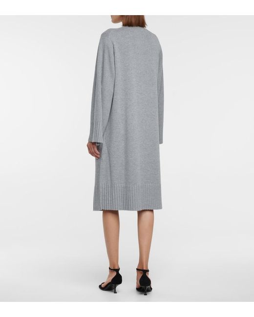 Dorothee Schumacher Gray Modern Statements Wool And Cashmere Cardigan