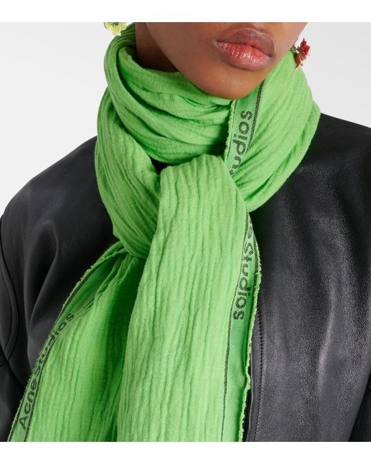 Sciarpa di Acne in Green