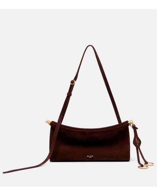 Le Click East West Small Suede Bag