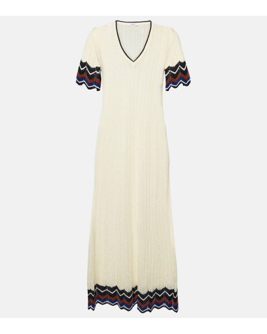 Eres Natural Luna Cotton-blend Knit Midi Dress