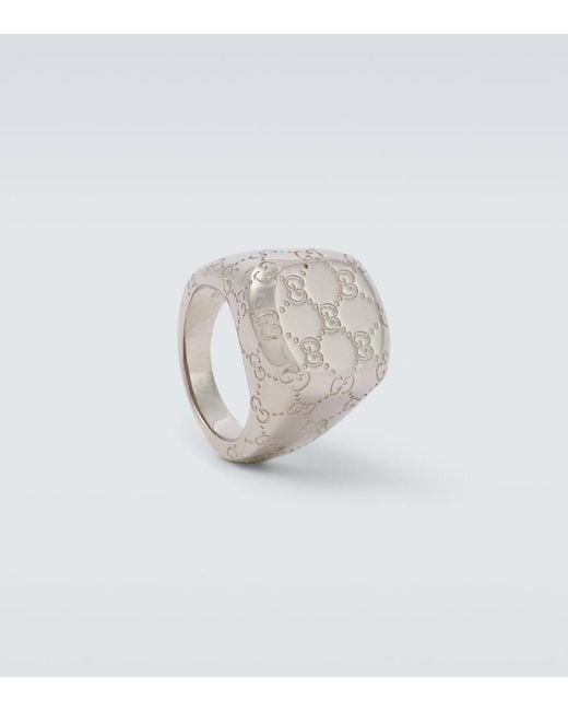 Gucci Ring Gg in White für Herren