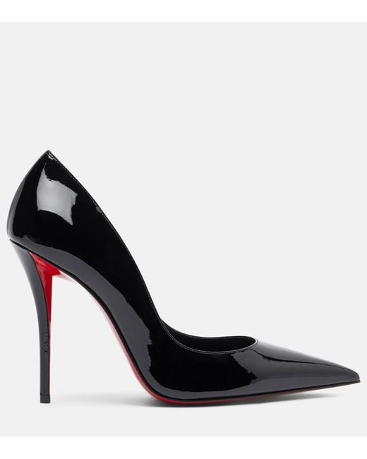 Christian Louboutin Black Miss Z Patent Leather Pumps