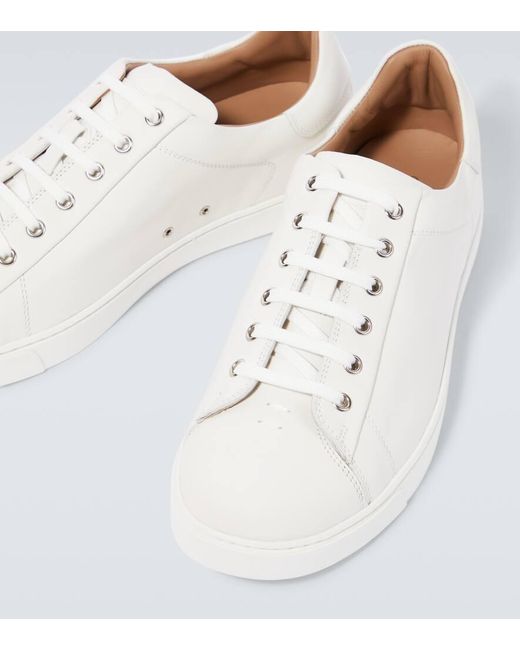 Gianvito Rossi Sneakers aus Leder in White für Herren