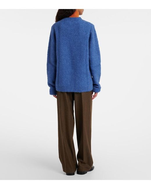 God's True Cashmere Blue Cloud Cashmere Sweater