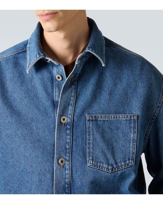 Loewe Blue Denim Shirt for men