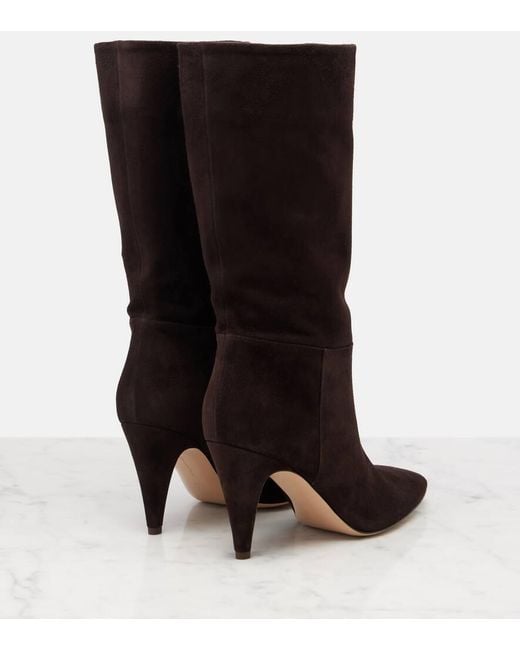 Bottes 85 En Daim Gianvito Rossi en coloris Brown