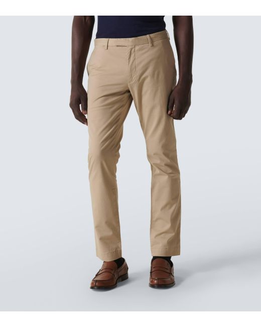 Polo Ralph Lauren Natural Cotton-blend Slim Pants for men