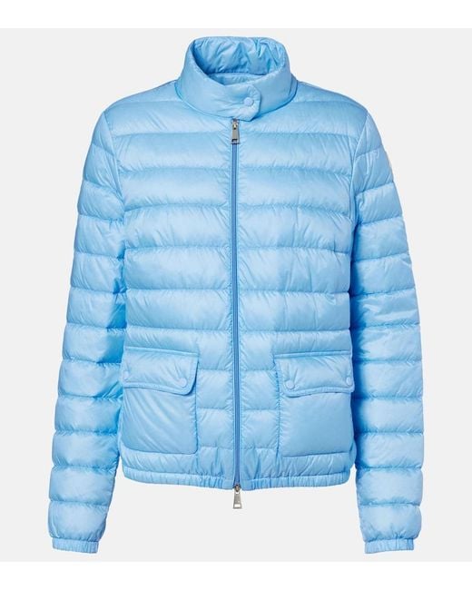 Moncler Blue Lans Quilted Down Jacket