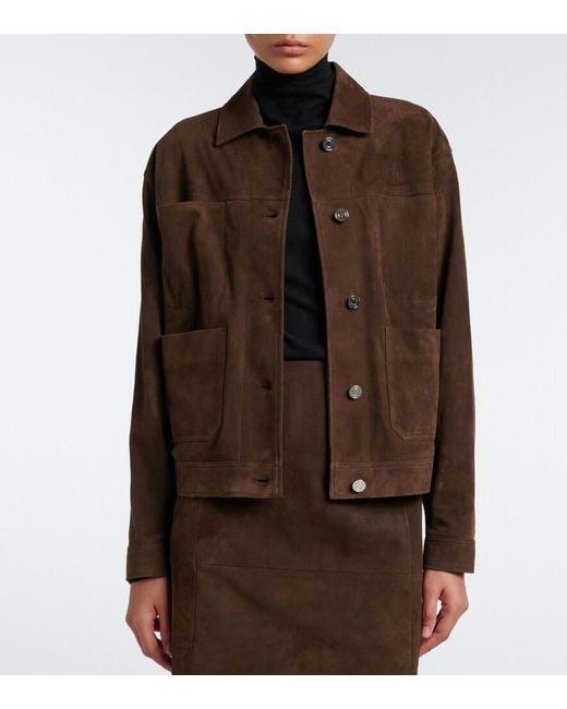 Vince Brown Suede Jacket