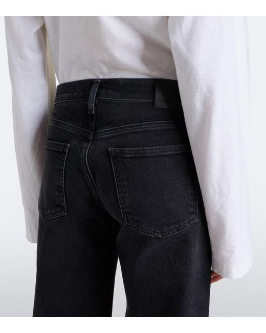 Citizens of Humanity Black Nora Wide-Leg Jeans