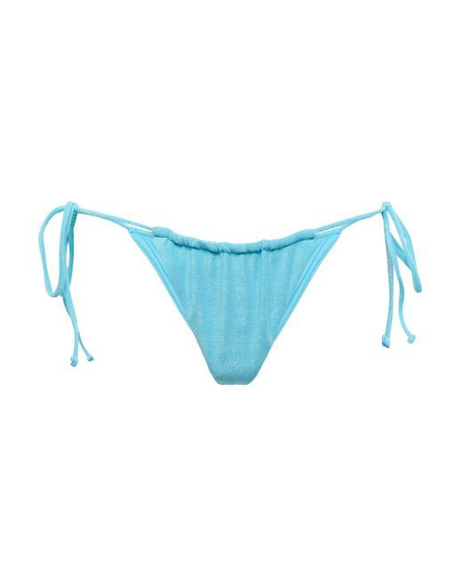JADE Swim Exclusive To Mytheresa – Lana Terry Bikini Bottoms in Blue ...