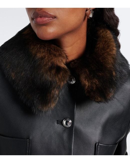 Altuzarra Black Simons Leather Jacket