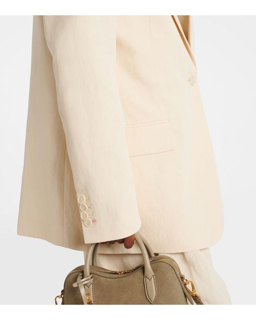 Stella McCartney Natural Oversized Blazer