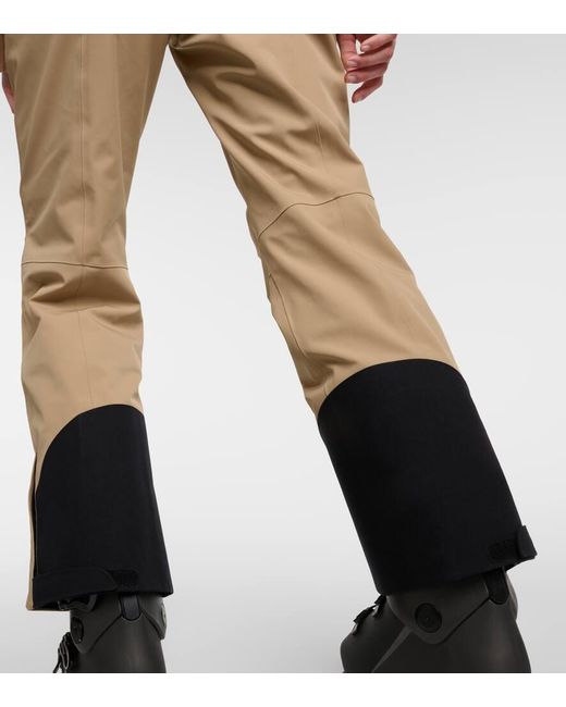 Pantaloni da sci in tessuto tecnico di 3 MONCLER GRENOBLE in Natural