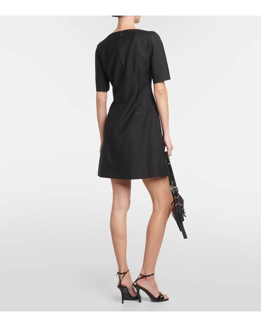 Vestido corto 4G de lana y mohair Givenchy de color Black