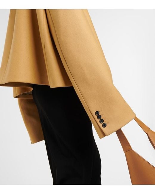 Khaite Natural Raymond Cropped Wool-Blend Jacket