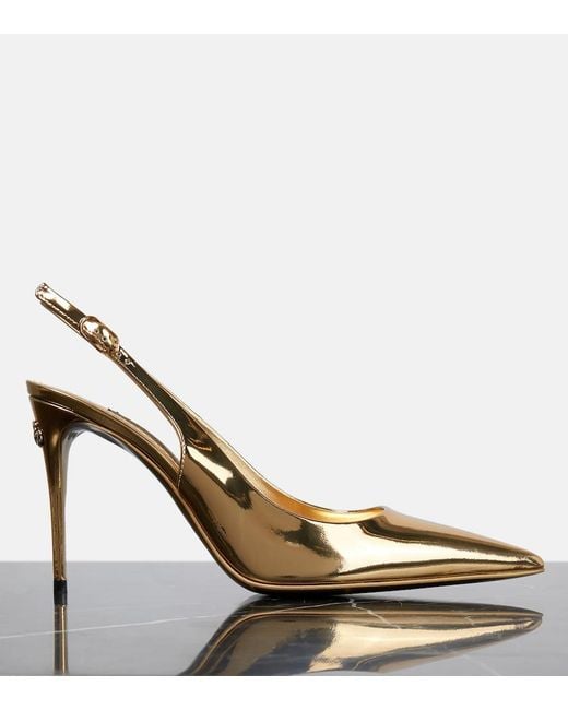 Dolce & Gabbana Metallic With Heel