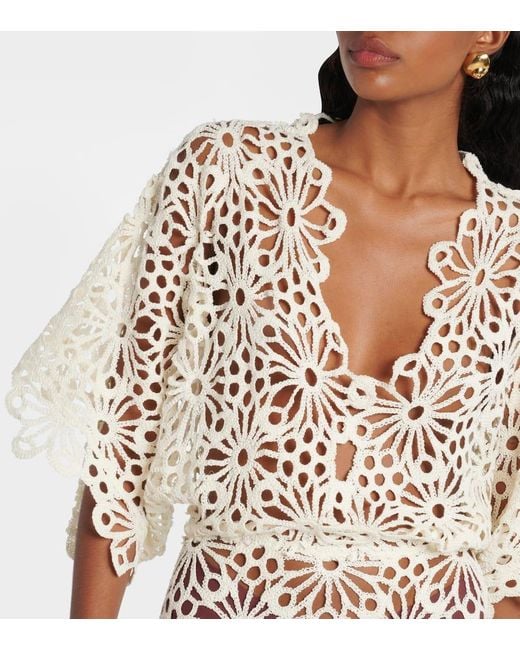 Norma Kamali White Maxikleid Obie Aus Baumwolle Und Leinen