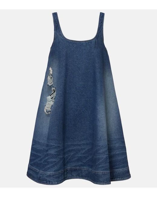 Robe En Jean Simone Rocha en coloris Blue