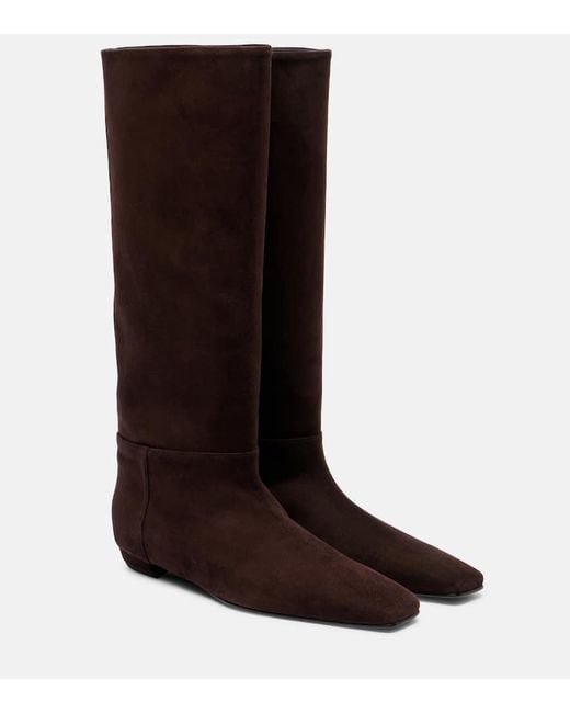 Proenza Schouler Brown Suede Knee-High Boots