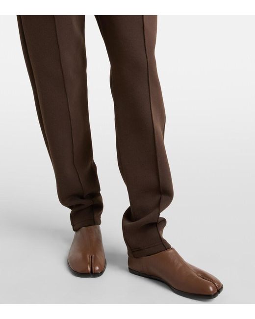 Maison Margiela Brown Cotton-Blend Sweatpants