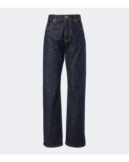 Fendi Blue Straight Jeans