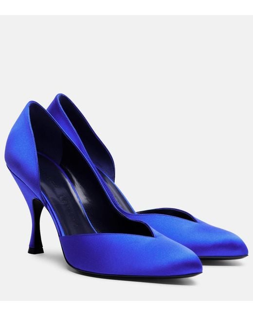Herbert Levine Blue Not Half Bad 95 Satin Pumps