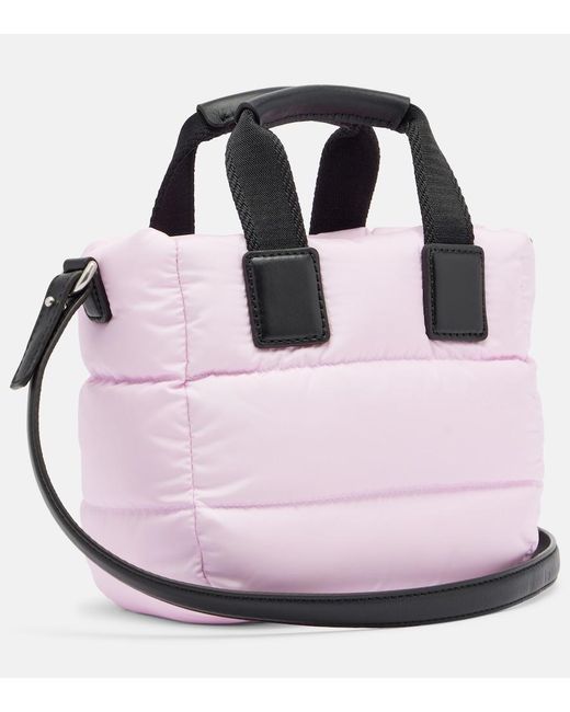 Moncler Pink Cardoc Micro Down Top-Handle Bag