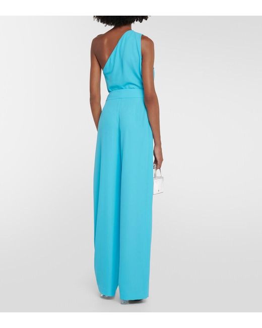 The Sei Blue Pleated Wide-Leg Pants