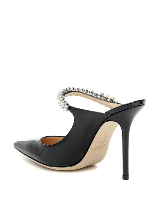 jimmy choo black patent heels